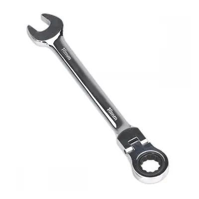 Sealey FHRCW18 Flexi-Head Ratchet Combination Spanner 18Mm