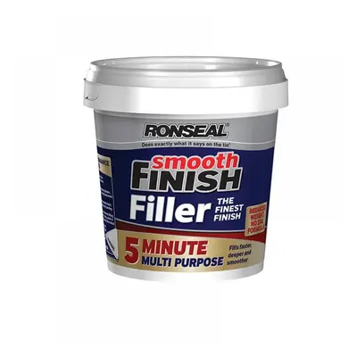 Ronseal 36564 Smooth Finish 5 Minute Multipurpose Filler Tub 600Ml