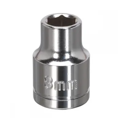 Sealey S0576 Walldrive® Socket 8Mm 3/8inSq Drive