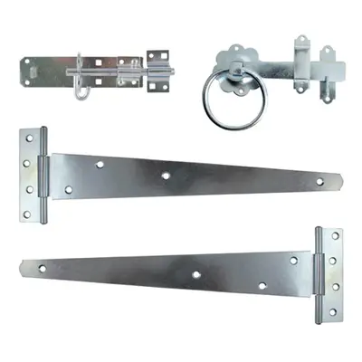 Timco 427546 Side Gate Kit - Ring Latch - Zinc 18in TIMbag 1