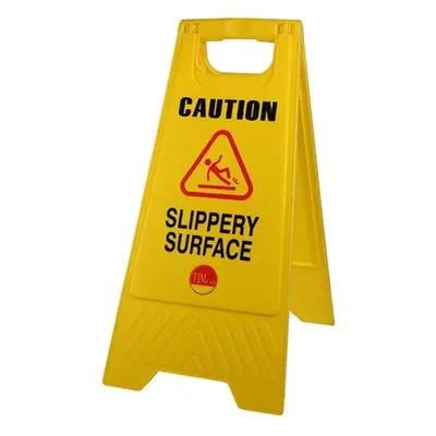 Timco 747015 A-Frame Safety Sign - Caution Slippery Surface 610 X 300 X 30 Bag 1