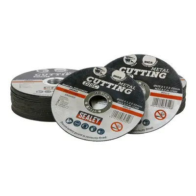 Sealey PTC115CET50 Cutting Disc Ø115 X 1.2Mm Ø22Mm Bore - Pack Of 50