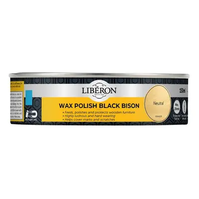 Liberon 126871 Black Bison Wax Paste Neutral 150Ml