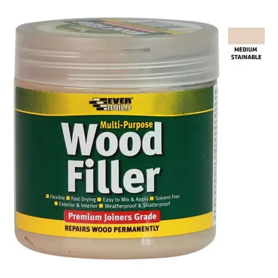 Everbuild Mp Wood Filler Med Stainable Gar0082 250Ml