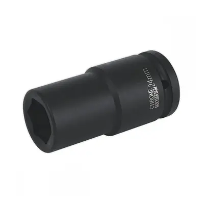 Sealey IS3424D Impact Socket 24Mm Deep 3/4inSq Drive