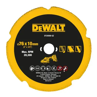 Dewalt DT20590-QZ Dt20590 Diamond Multi Material Blade 75Mm