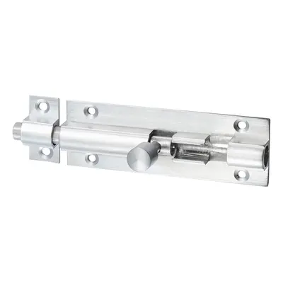 Timco 200856 Straight Barrel Bolt - Satin Chrome 75 X 25Mm Bag 1