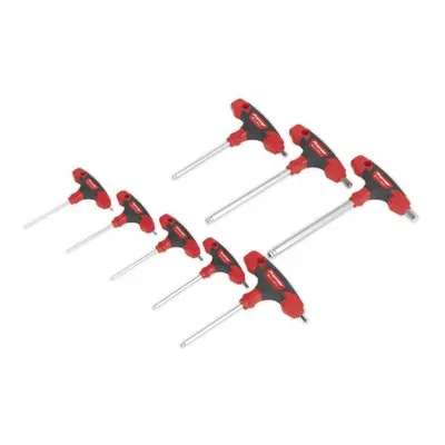 Sealey AK7144 Ball-End Hex Key Set 8Pc T-Handle Metric