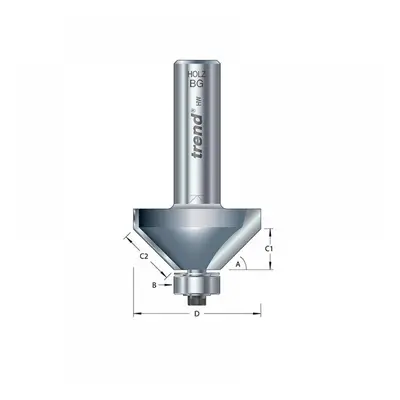 Trend 46/38X1/2TC 46/38 X 1/2 Tct Bearing Guided Chamfer 45° 50 X 19Mm