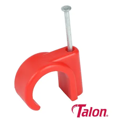 Talon TALNCH22 Nail In Pipe Clip - Red - Nch22 22Mm Bag 100