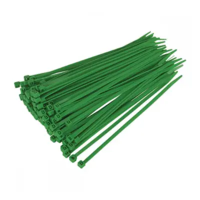 Sealey CT20048P100G Cable Tie 200 X 4.4Mm Green Pack Of 100