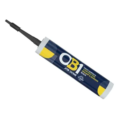 Ob1® 30617358 Hybrid Sealant & Adhesive Black 290Ml