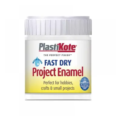 Plastikote 440004 Fast Dry Enamel Paint B4 Bottle Gloss White 59Ml