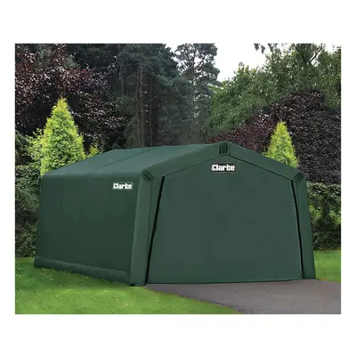 Clarke 3503574 Cig81216 Heavy Duty Instant Garage / Workshop – Green (4.9 X 3.7 X 2.5M)