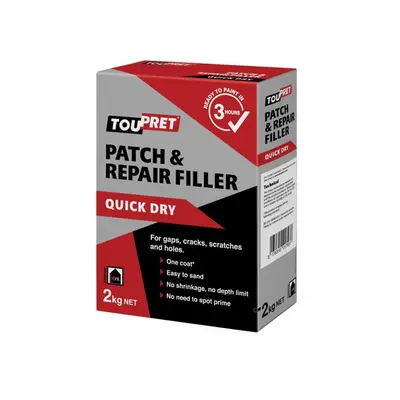 Toupret FGREB02GB Quick Dry Patch & Repair 2Kg