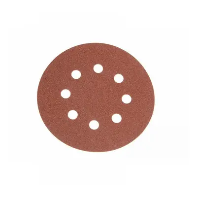 Faithfull 710991 Hook & Loop Sanding Disc Did3 Holed 125Mm X 240G (Pack 25)