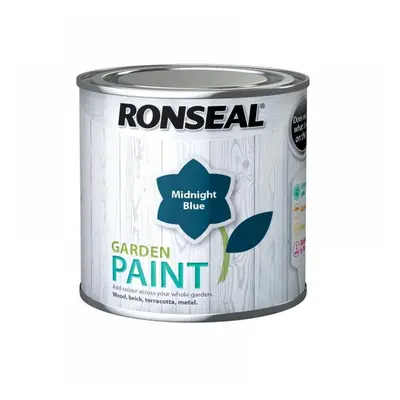 Ronseal 37389 Garden Paint Midnight Blue 250Ml