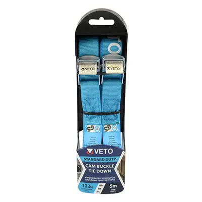 Timco 5CBTD2 Cam Buckles - Standard Duty 5M X 25Mm Blister Pack 2