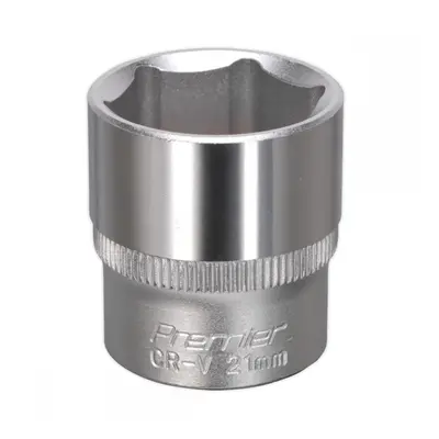 Sealey S3821 Walldrive® Socket 21Mm 3/8inSq Drive