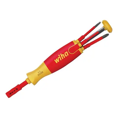 Wiha 38612 Liftup Electric Bit Magazine Sl/Ph Screwdriver Set 6 Piece