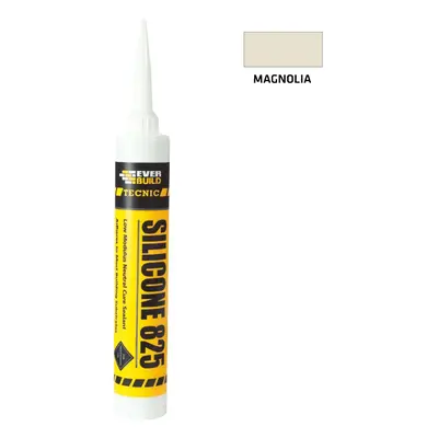 Everbuild Silicone 825 Magnolia 380Ml