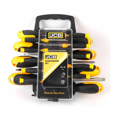 JCB 35 Piece Screwdriver Set | Jcb-Swdvr-35Pc