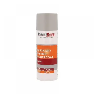 Plastikote 071001 Trade Quick Dry Primer Spray Grey 400Ml