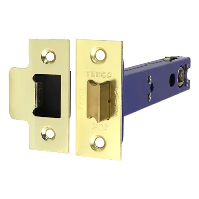 Timco 675015 Architectural Tubular Latch - Electro Brass & Satin Nickel 128Mm Plain Bag 1