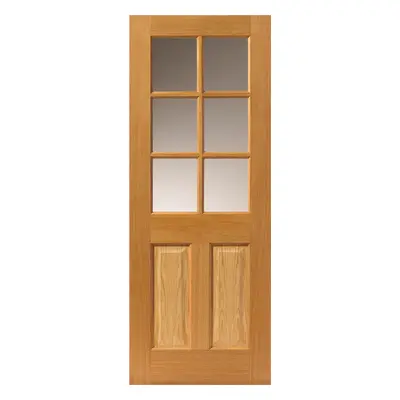 JB Kind Dean Oak Glazed Internal Door 35 X 1981 X 686