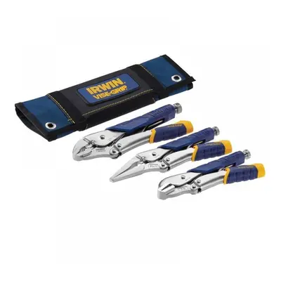 Irwin® Vise-Grip® T76KBT Fast Release™ Locking Pliers Set Of 3 7R 9Ln & 10Wr