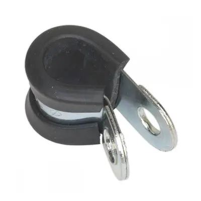 Sealey PCJ10 P-Clip Rubber Lined Ø10Mm Pack Of 25