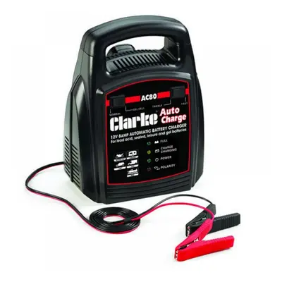 Clarke 6266315 Ac80 12V 8A Automatic Battery Charger