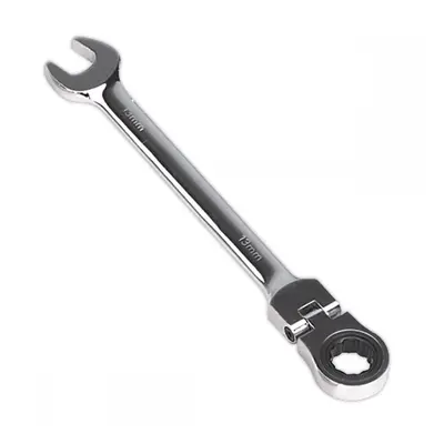 Sealey FHRCW13 Flexi-Head Ratchet Combination Spanner 13Mm