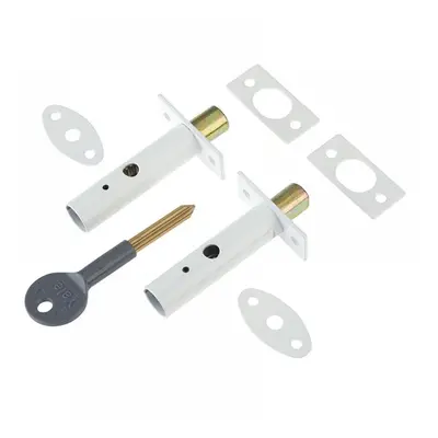 Yale Locks 722444045071 Pm444 Door Security Bolts White Finish Visi Of 2