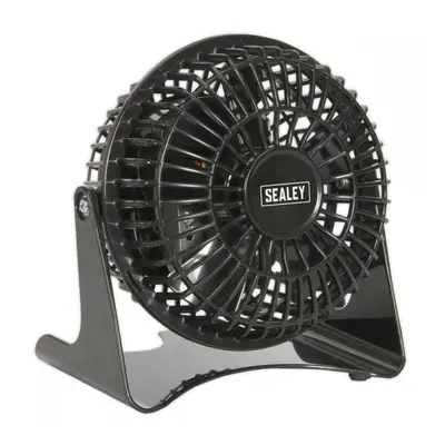 Sealey SFF04 Desk Fan Mini 4in 230V