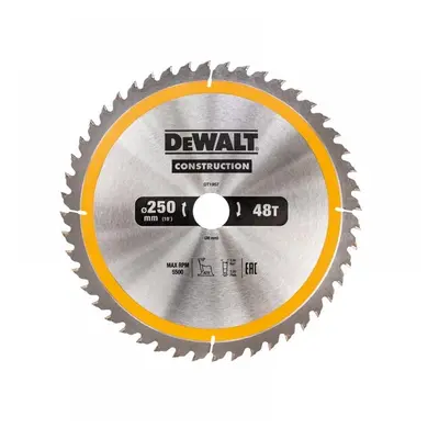 Dewalt DT1957-QZ Stationary Construction Circular Saw Blade 250 X 30Mm X 48T