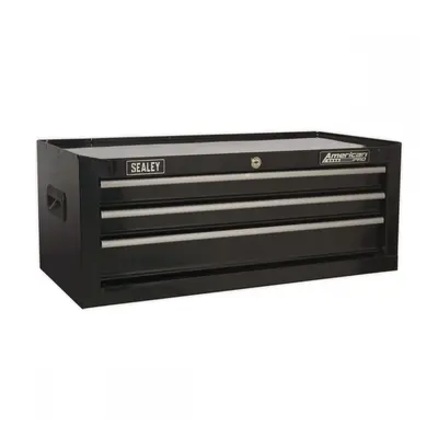 Sealey AP223B Mid-Box 3 Drawer With Ball-Bearing Slides - Black