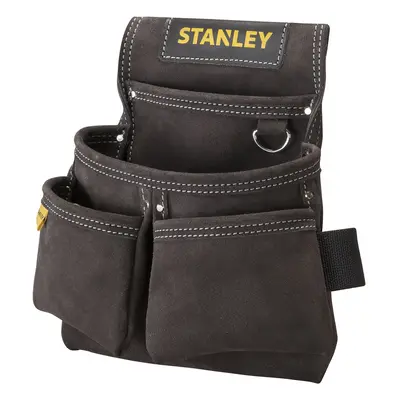 Stanley Stst1-80116 Leather Double Nail Pocket Pouch For Tool Belt