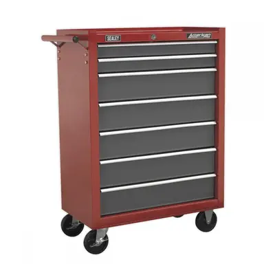 Sealey AP22507BB Rollcab 7 Drawer With Ball-Bearing Slides - Red/Grey