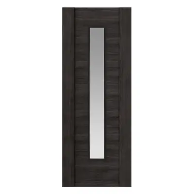 JB Kind Alabama Dark Grey Glazed Laminate Internal Door 35 X 1981 X 686