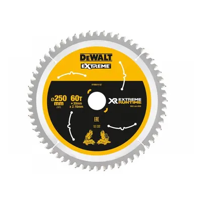 Dewalt DT99573-QZ Extreme Runtime Flexvolt Mitre Saw Blade 250 X 30Mm X 60T