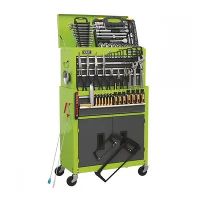 Sealey AP2200COMBOHV 6 Drawer Topchest & Rollcab Combination With Ball-Bearing Slides - Green/Gr