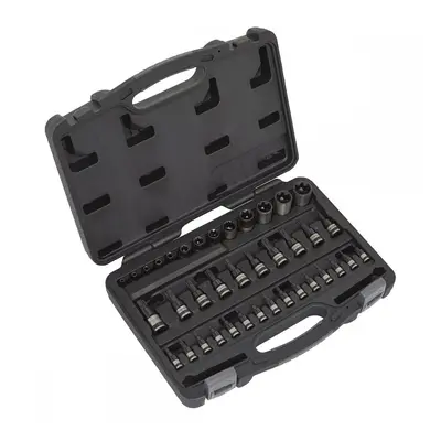 Sealey AK6197B Trx-Star* Socket & Security Socket Bit Set 38Pc 1/4in 3/8in & 1/2inSq Drive