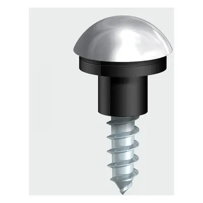 Timco 08112CMIR200 Mirror Hanging Screws - Zinc - Chrome Dome 8 X 1 1/2 Box 200