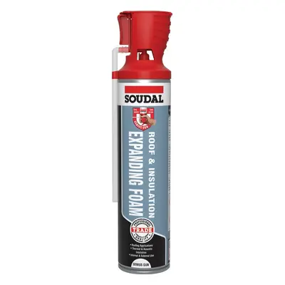 Soudal Roof & Insulation Expanding Foam - Genius Gun® Champagne 600Ml canister 6