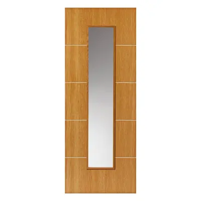 JB Kind Louvre Oak Painted Internal Door 35 X 1981 X 762