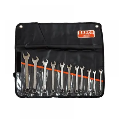 Bahco 111M/11T Chrome Polished Combination Spanner Set 11 Piece