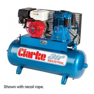 Clarke 2090737 Sp27Ec150 150Ltr Petrol Stationary Air Compressor With Electric Start