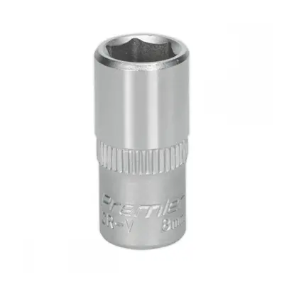 Sealey S1408 Walldrive® Socket 8Mm 1/4inSq Drive