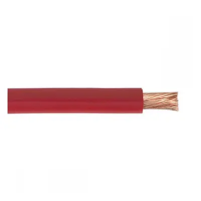 Sealey AC25SQRE Automotive Starter Cable 196/0.40Mm 25Mm² 170A 10M Red